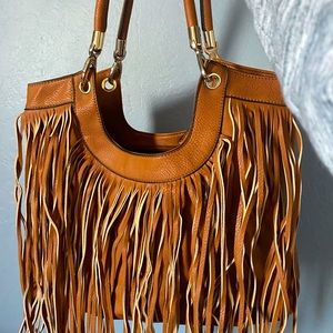 Fringe purse